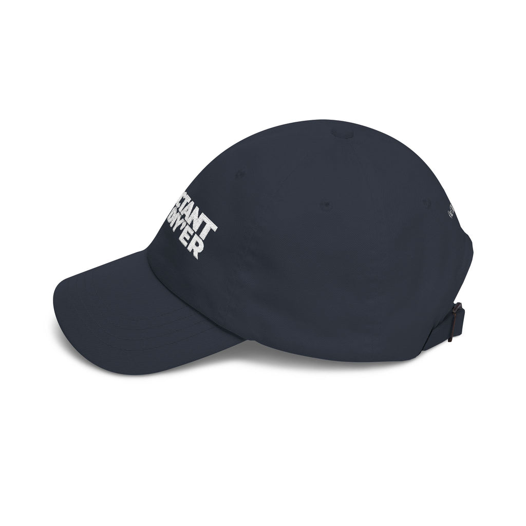 "The Reluctant DIY'er" Embroidered Baseball Hat (dark colours)