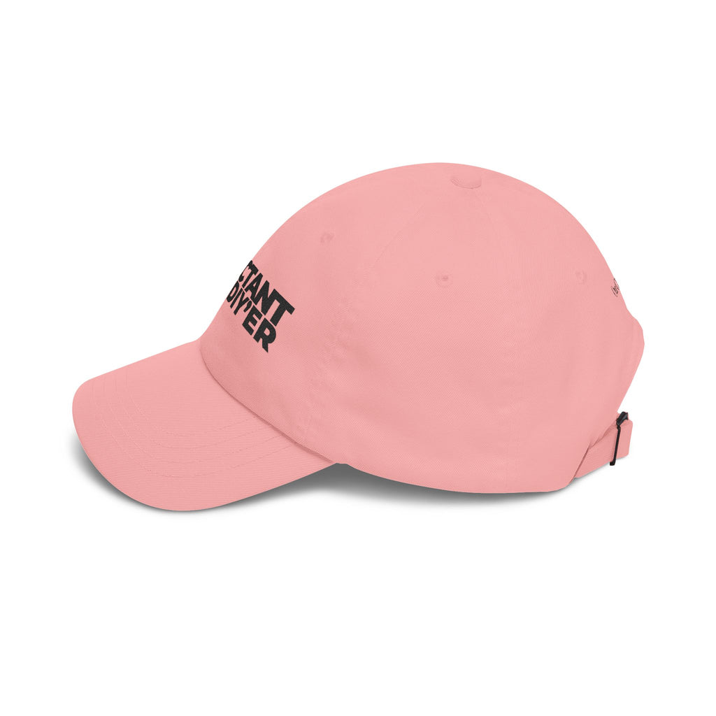 "The Reluctant DIY'er" Embroidered Baseball Hat (light colours)