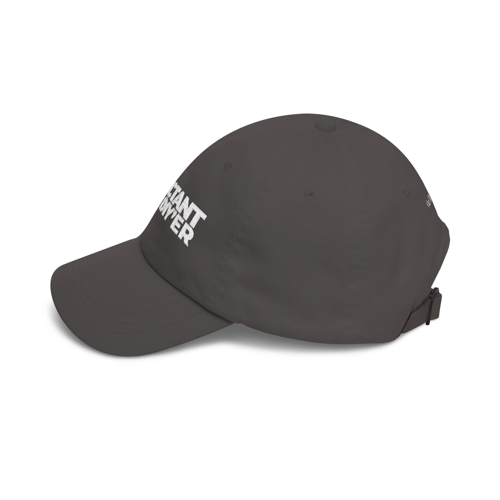 "The Reluctant DIY'er" Embroidered Baseball Hat (dark colours)