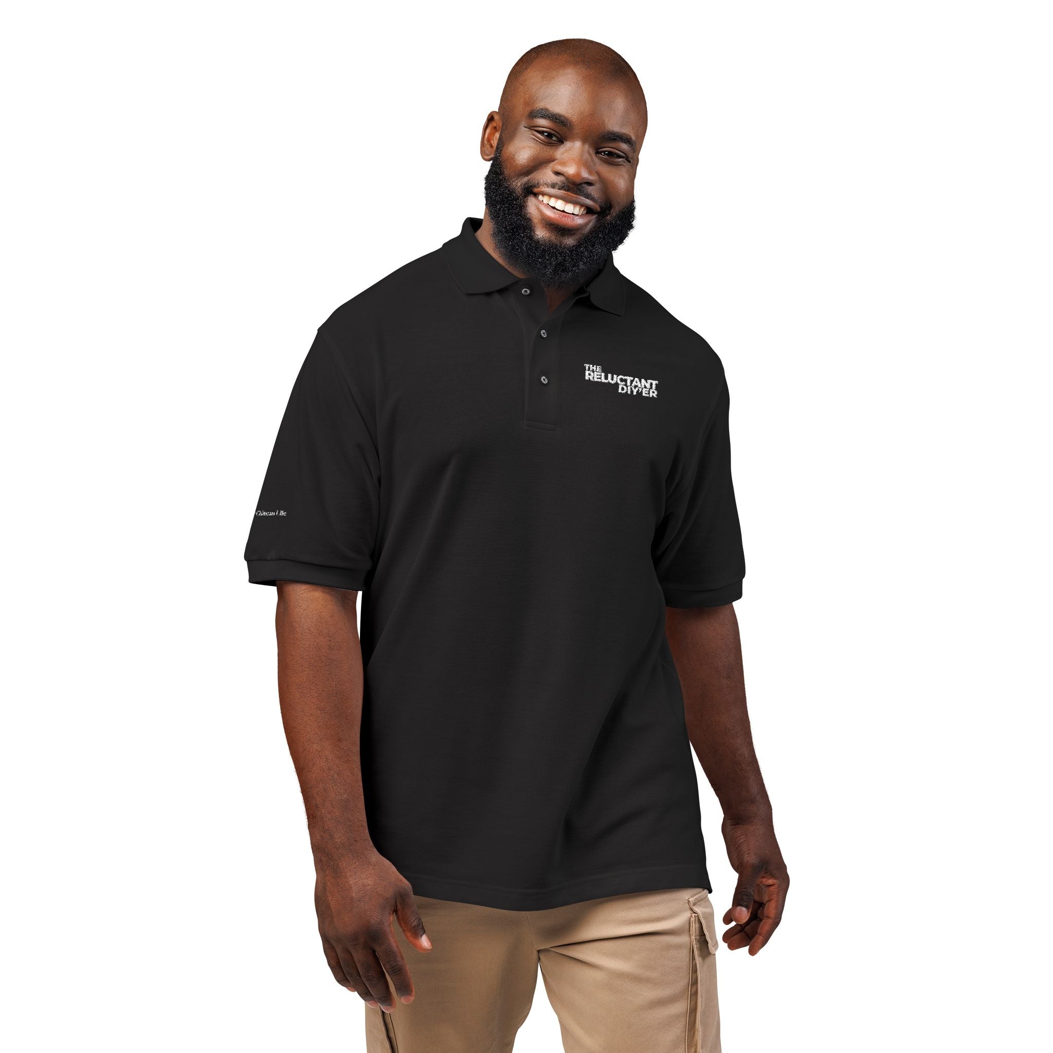 The Reluctant DIY'er Unisex Polo Shirt (Embroidery)