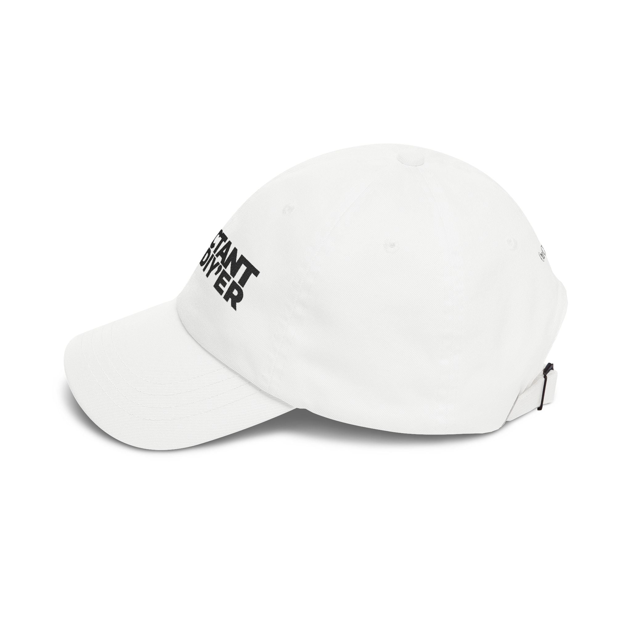 "The Reluctant DIY'er" Embroidered Baseball Hat (light colours)