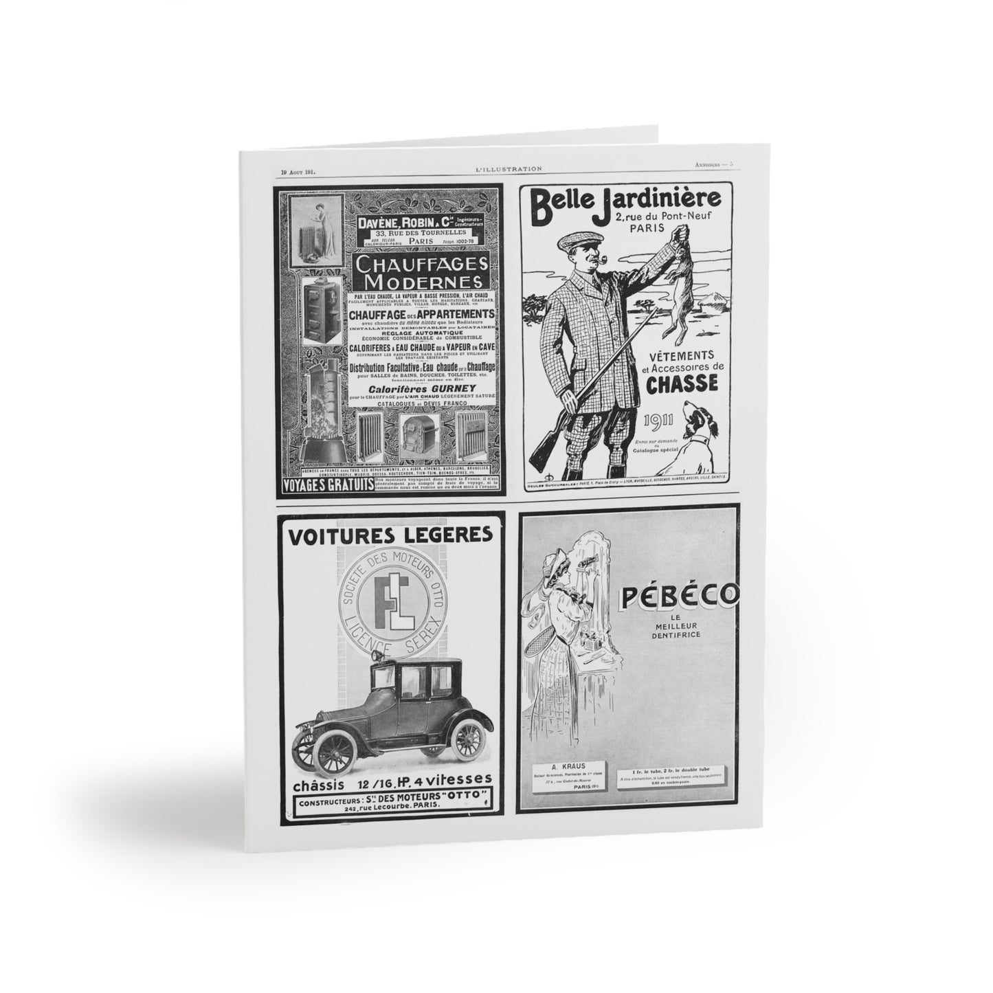 Found Ephemera - Greeting cards (8, 16, and 24 pcs)