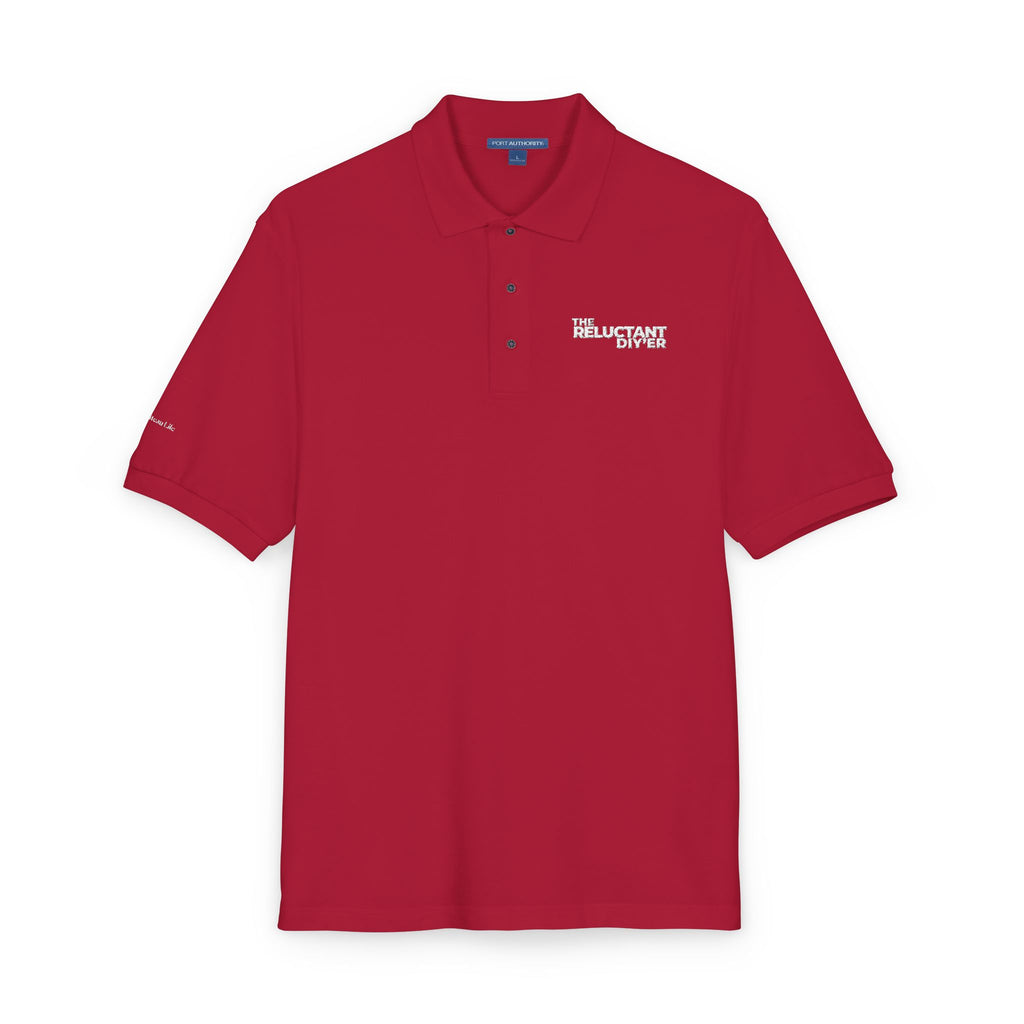 The Reluctant DIY'er Unisex Polo Shirt (Embroidery)