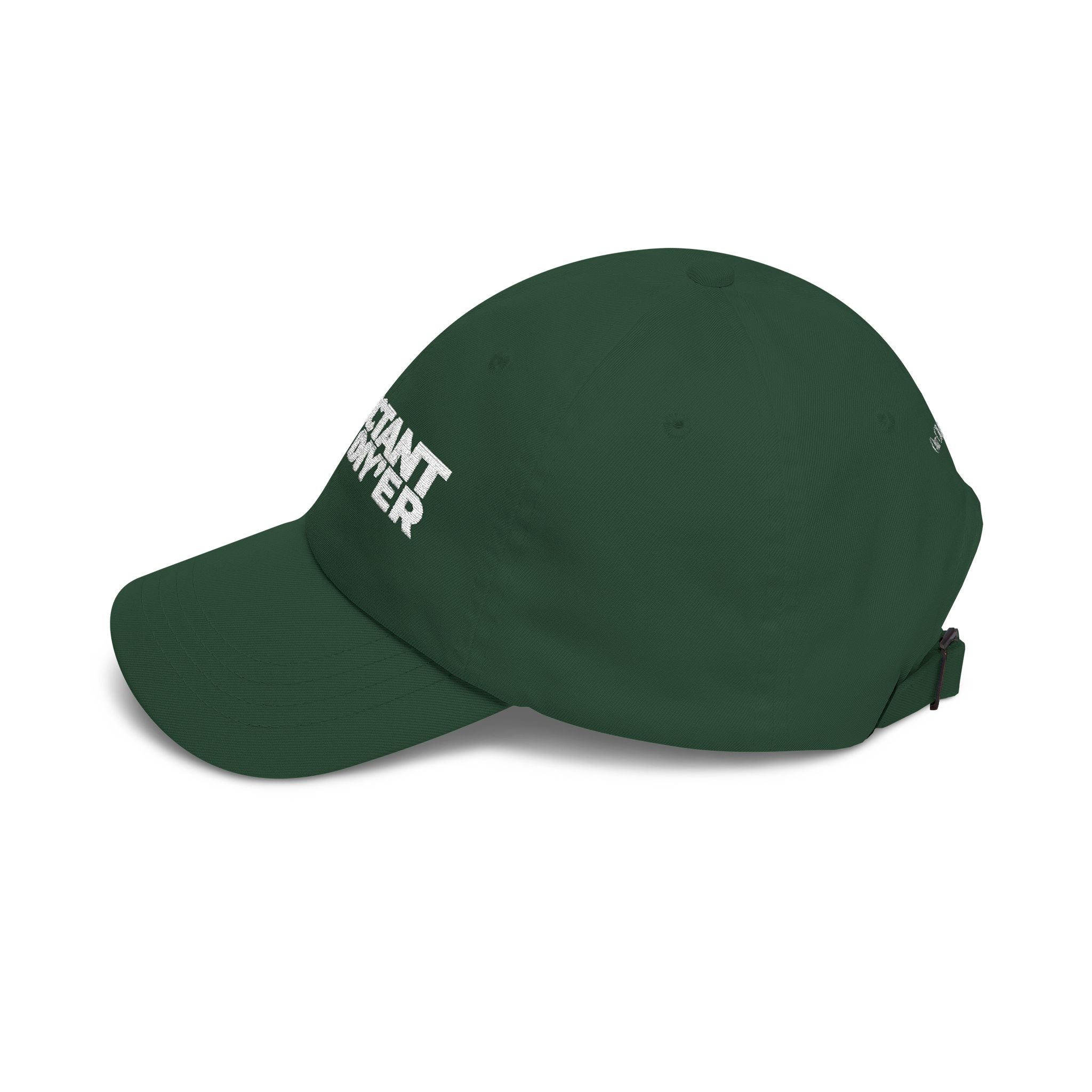"The Reluctant DIY'er" Embroidered Baseball Hat (dark colours)