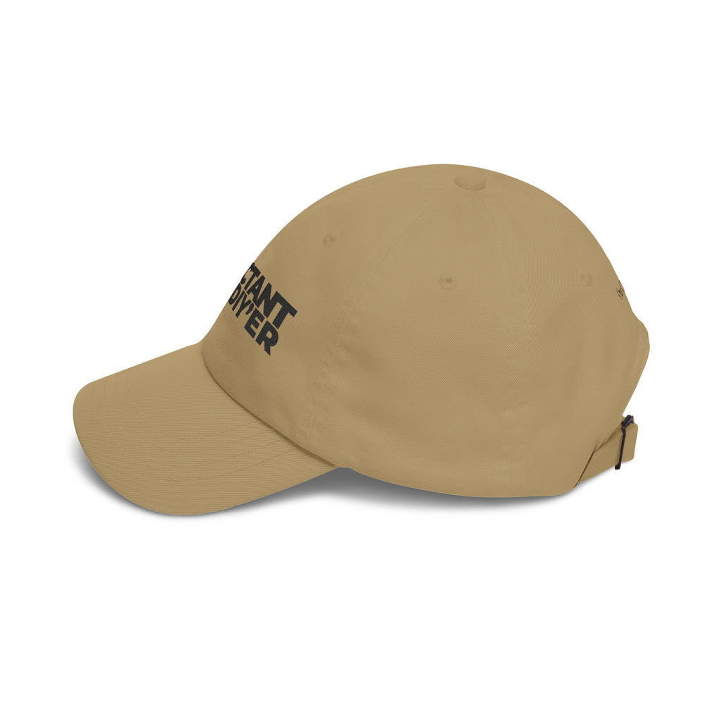 "The Reluctant DIY'er" Embroidered Baseball Hat (light colours)
