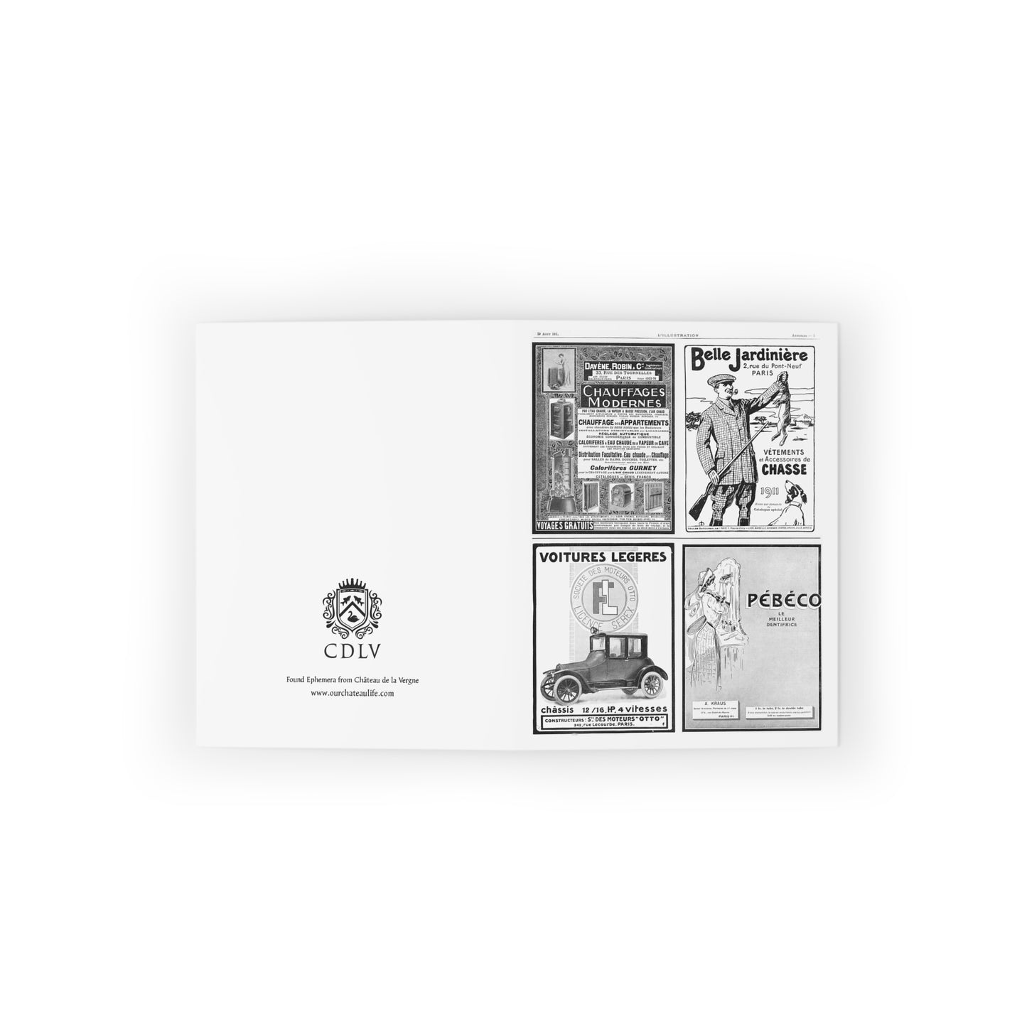 Found Ephemera - Greeting cards (8, 16, and 24 pcs)